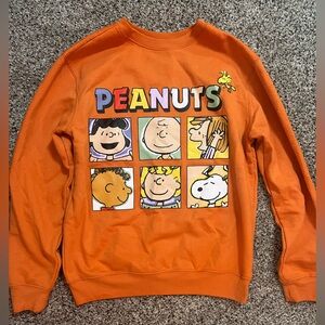Orange Peanut crew neck S